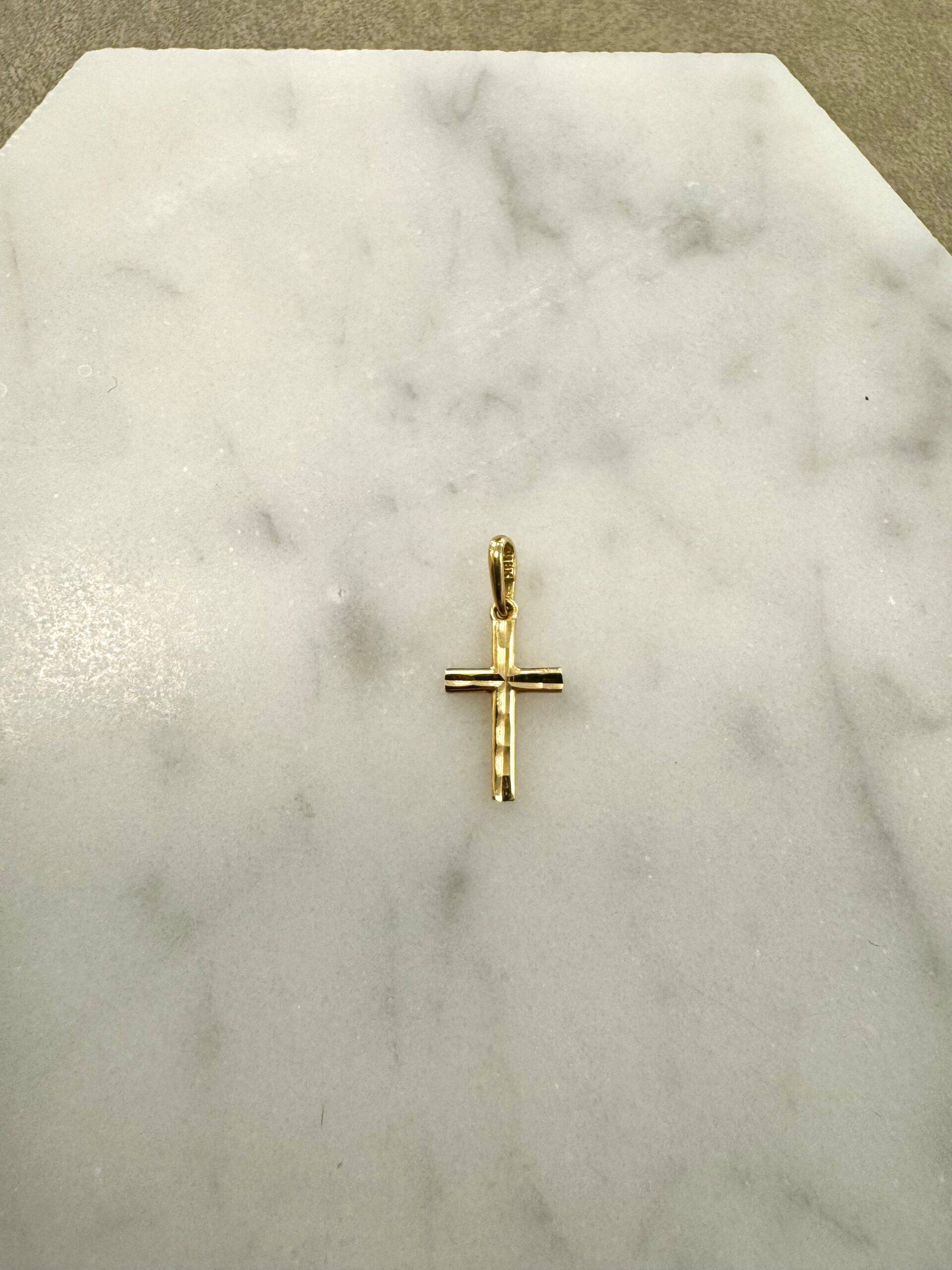 18K Guld Kors - KH028G