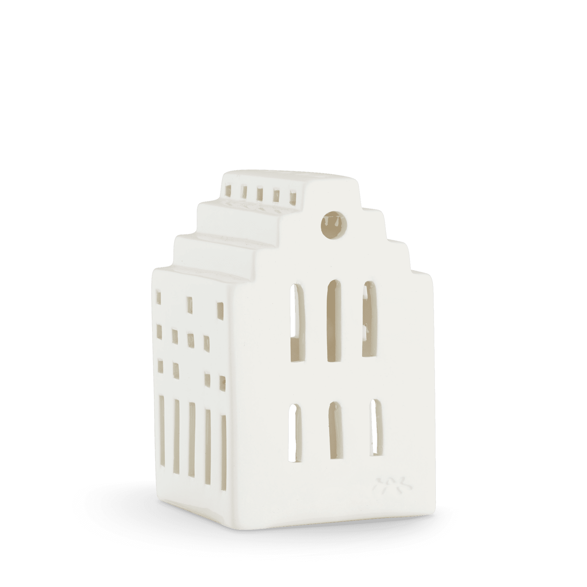 Kähler Lyshus Langkirke H10 i hvid fra serien Urbania