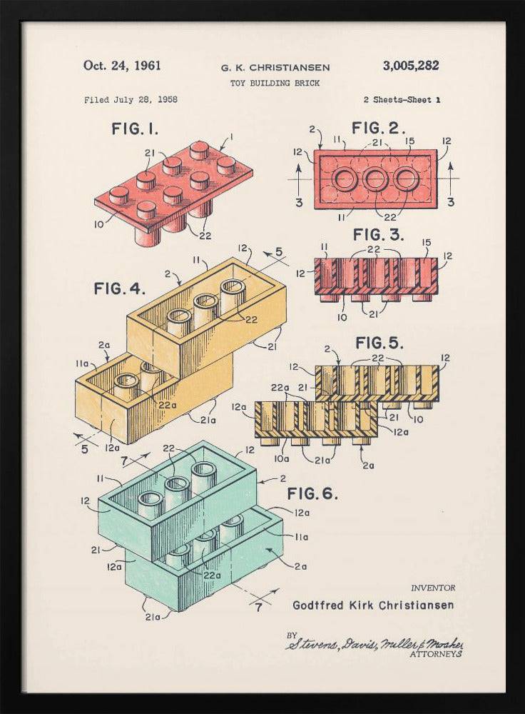 Lego Colors - Poster / Art Print