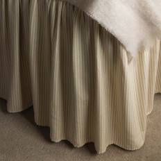Mille Notti Laura Stripe Sängkappa 160x54 Beige (160x54)
