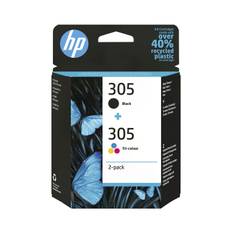 HP 305 Inkjet - Sort / Tri-Color Combo Pack - 120 / 100 Sider