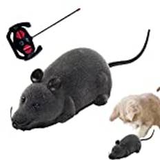 Robotmus Kattleksak - RC Mouse Cat Toy | Muskattleksaker, elektriska interaktiva kattleksaker, automatiskt roterande leksaker, kattleksaker, jakt på husdjur, sportkul Xiaocao