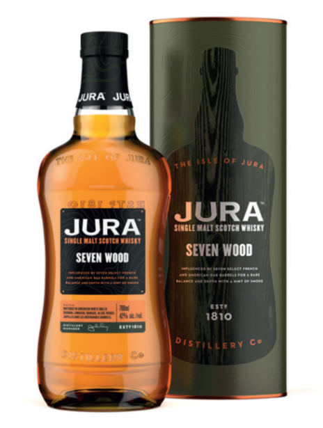 Isle Of Jura Seven Wood Single Malt Scotch Whisky 70 cl. - 42% | 70 CL.