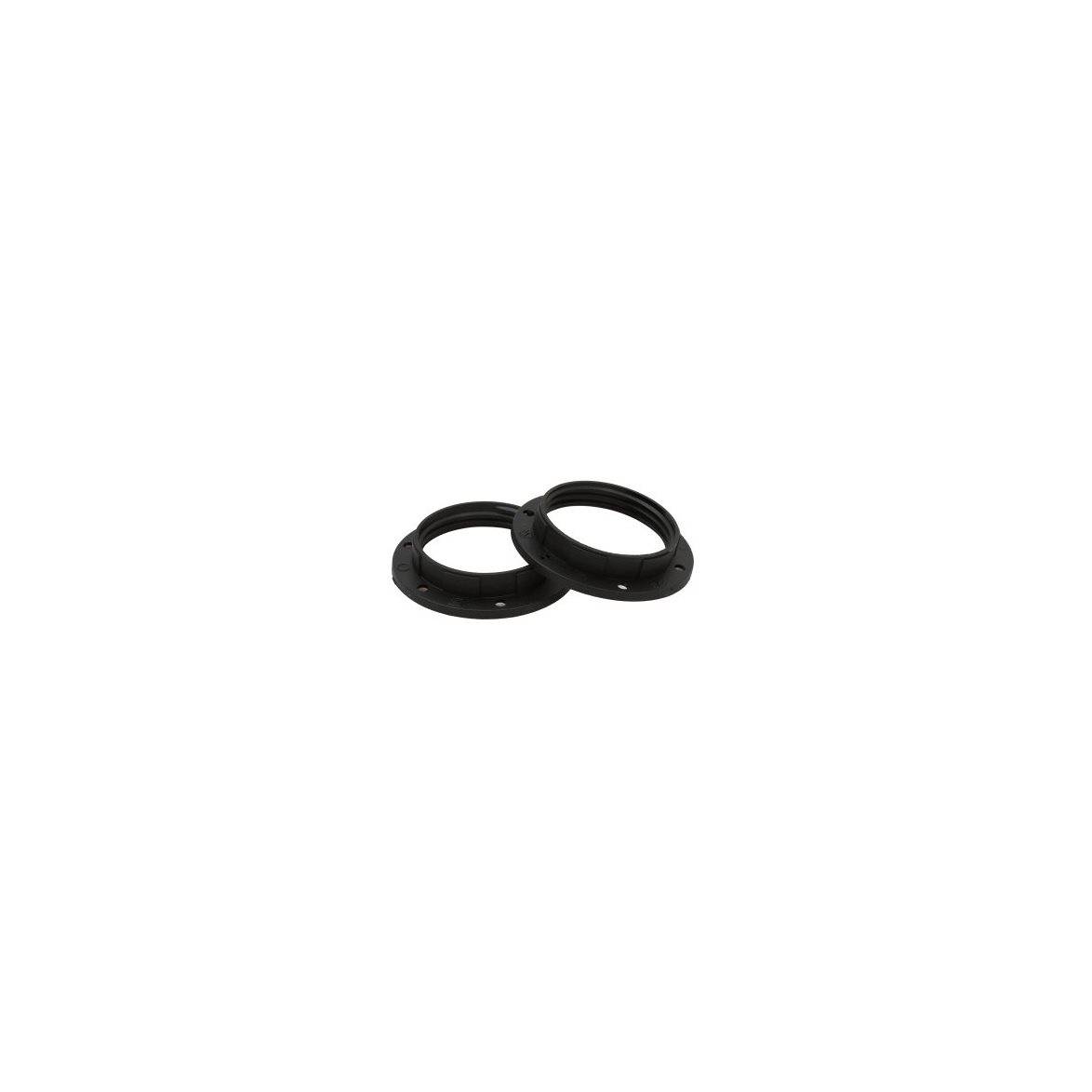 Skärmring E14 43x10 svart 2-pack