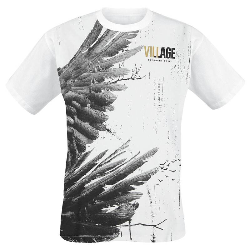 Resident Evil Village - Wings Männer T-Shirt weiß XL 100% Baumwolle...