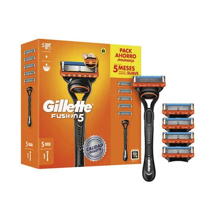 Razor Blades GILLETTE FUSION 5 Razor + 5 refills