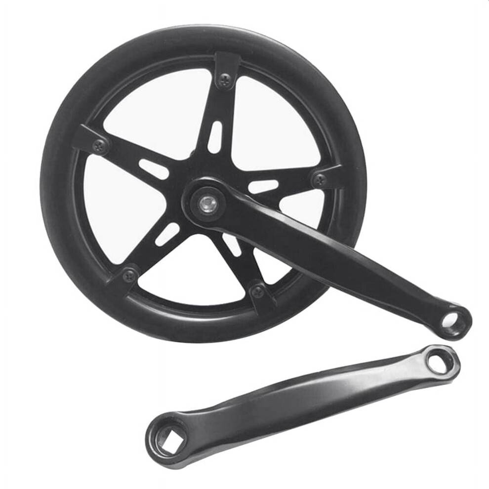 46T Landevejscykel Kranksæt Enkelt Gear 170mm Cykelkranksæt Hul Tandplade Cykelkranksæt Tandhjul Cykeltilbehør