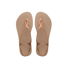 Havaianas luna klipklapper i brunt gummi str. 35/36