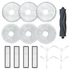 JidRMC 15-delat set robotdammsugare, reservdelar, för Dreame L10s Ultra, för Dreame S10/S10PRO tillbehör, dammsugarreservdelar, filter, robotdammsugare, reservdelar sidoborstar (1)