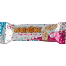 Proteinbar m. hvid chokolade og drys