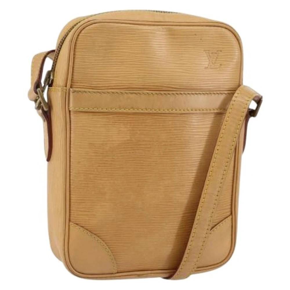 Louis Vuitton Vintage Pre-owned Laeder louis-vuitton-tasker - Vintage - Dame - Beige - ONE SIZE - Tyl