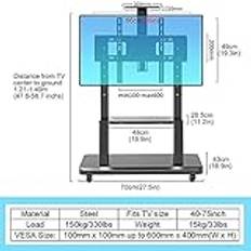 tv wall mount' Universal bord Skrivbord piedestal TV-stativ Montering Bordsskärm Monitor Riser för 27"-65" LCD plattskärms-TV wall mount tv bracket