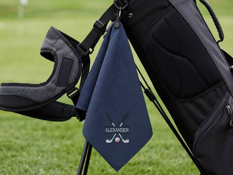 Players towel golfhandduk med personlig brodyr