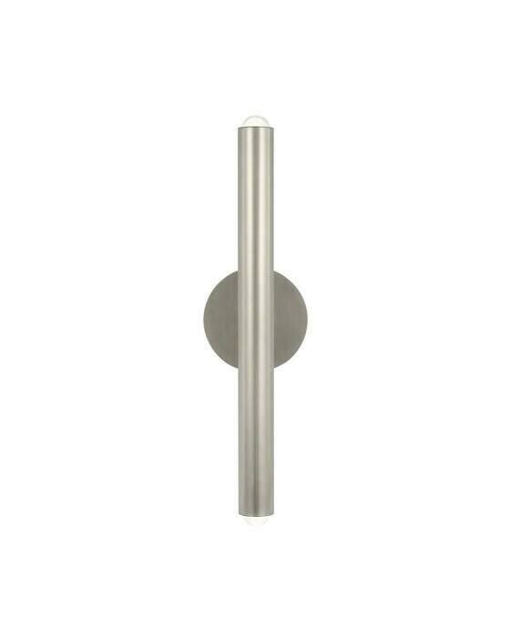 Visual Comfort Ebell vägglampa nickel - Grå / Silver