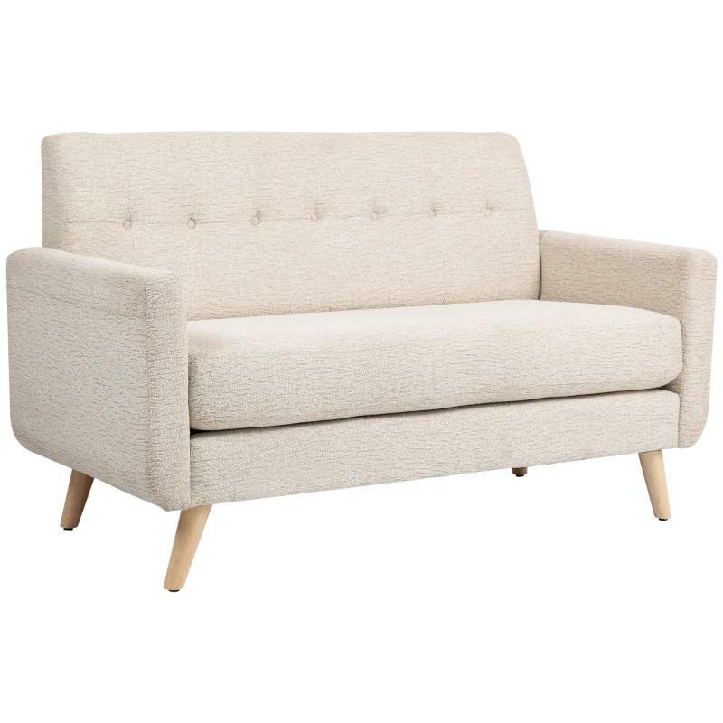 2-sitssoffa 134x71x82 cm beige