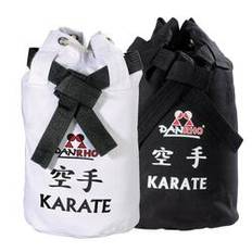 Canvas KARATE taske med sort bælte