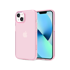 iPhone 13 Mini - Ballet™ Crystal Silikone Bagside Cover - Pink