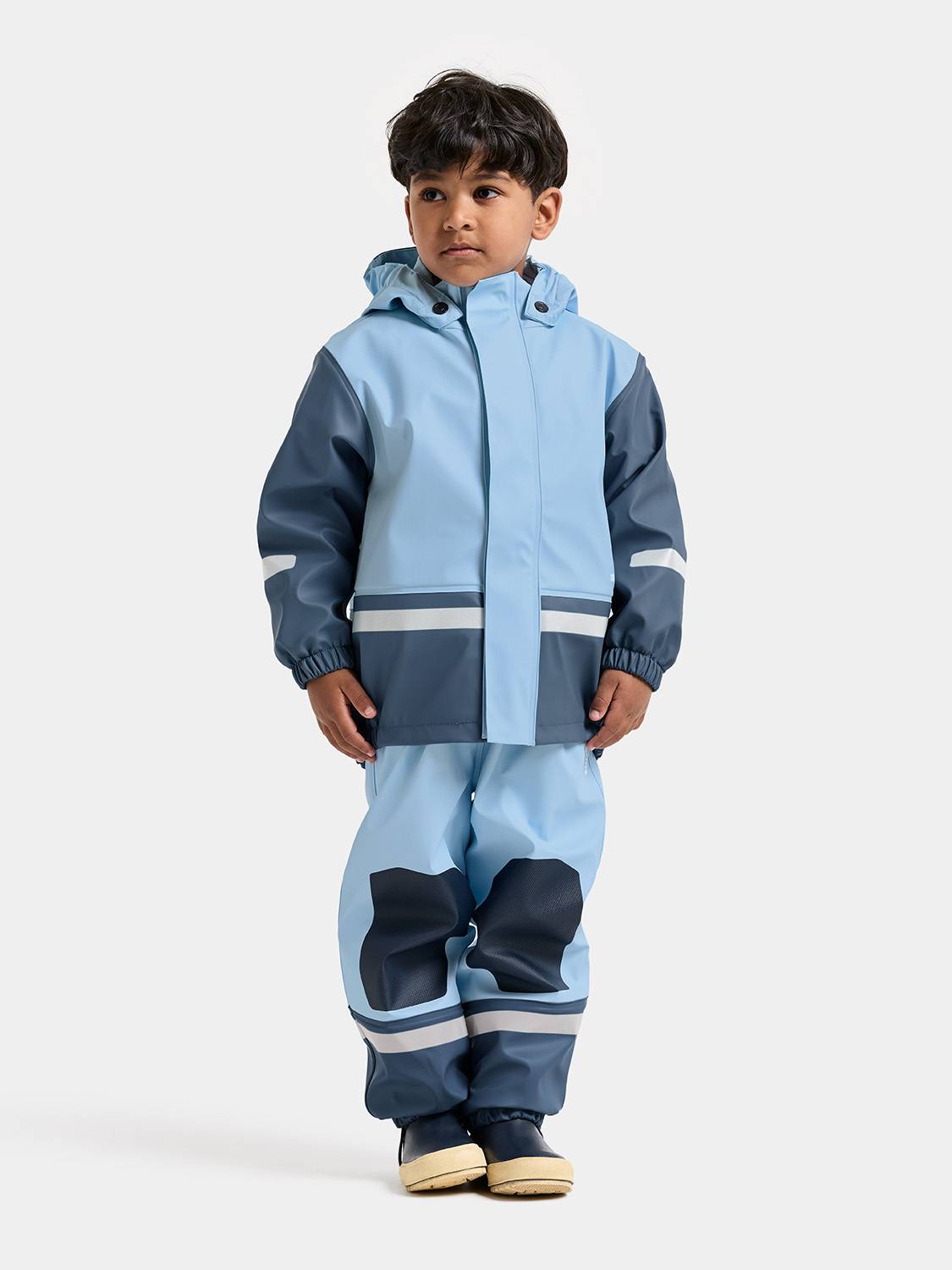 Didriksons Boardman Fodrat Regnställ, Light Sea Blue, 80