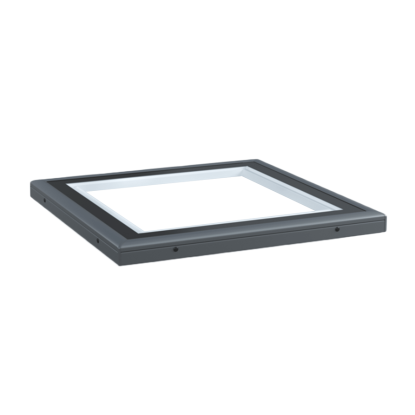 Dakea FGT top til fladtagsvindue, plant glas, 60 x 60 cm