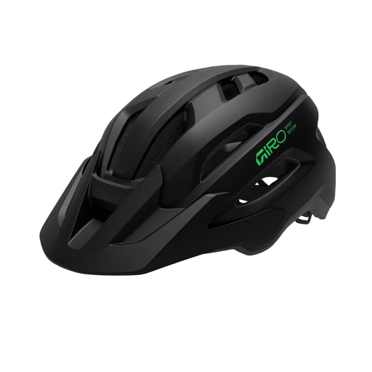 Cykelhjälm Giro Fixture Mips II Y Mat Black/V Green - MAT BLACK/V GREEN (50-57)