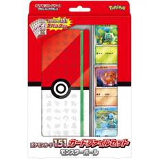 Pokémon TCG: Scarlet & Violet - '151' Pokéball Card File Set - Mappe + Promokort (Japansk)