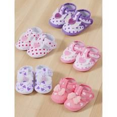 1Pair Newborn Baby Girls Shoes Infant Prewalker Toddler Girls Kid Angel Wings Soft Sole Anti-Slip Crib Baby First Walkers 0-12M - Multicolor - 0-6M,6-12M