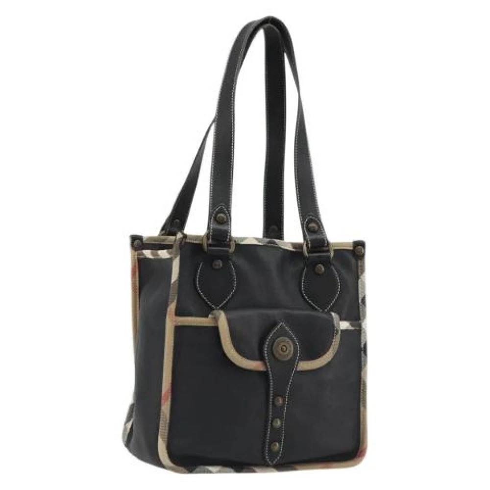 Burberry Vintage Pre-owned Vintage Skuldertaske - Vintage - Dame - Sort - ONE SIZE - Uld