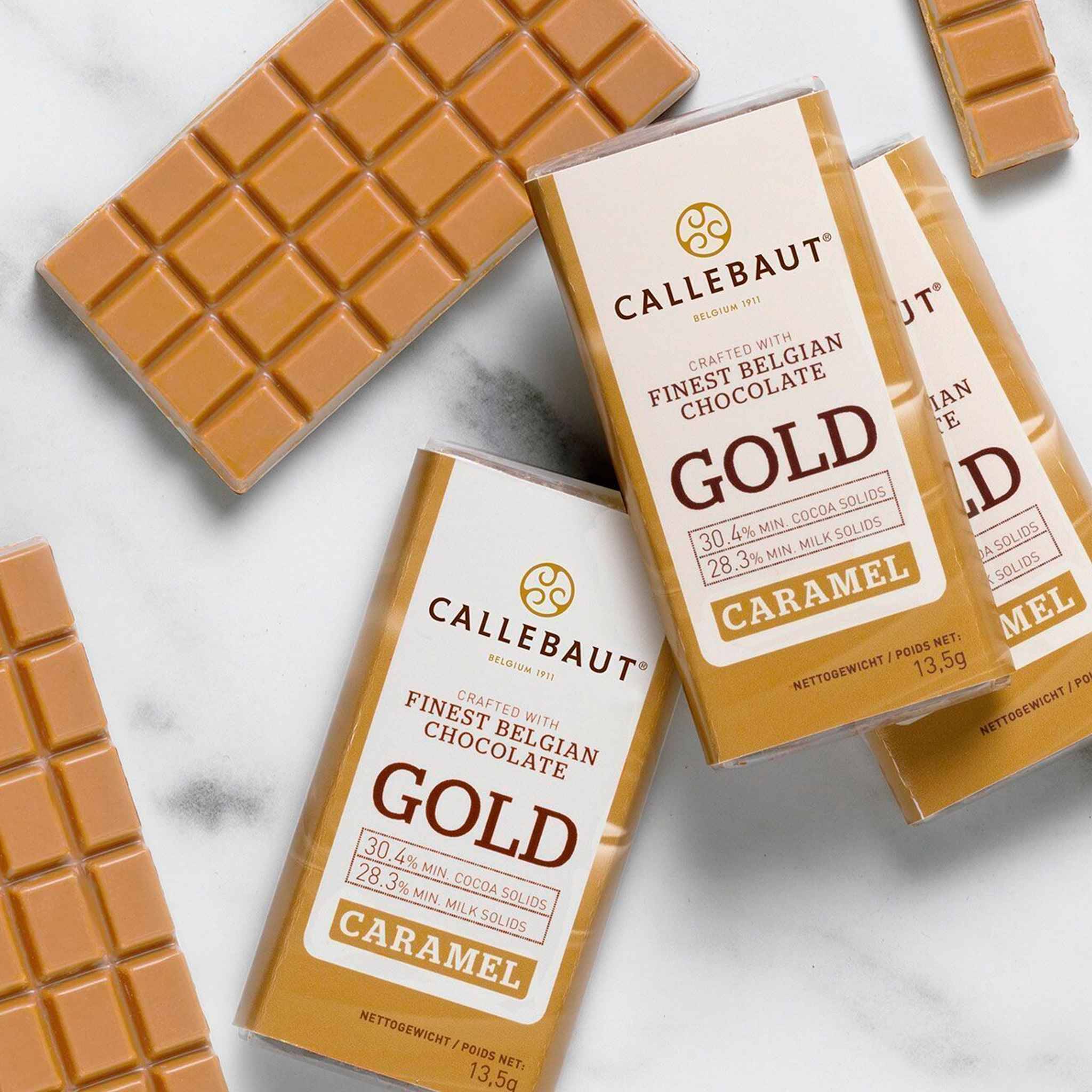 Callebaut Gold karamellchokladkaka – 1 st. Neapolitanska