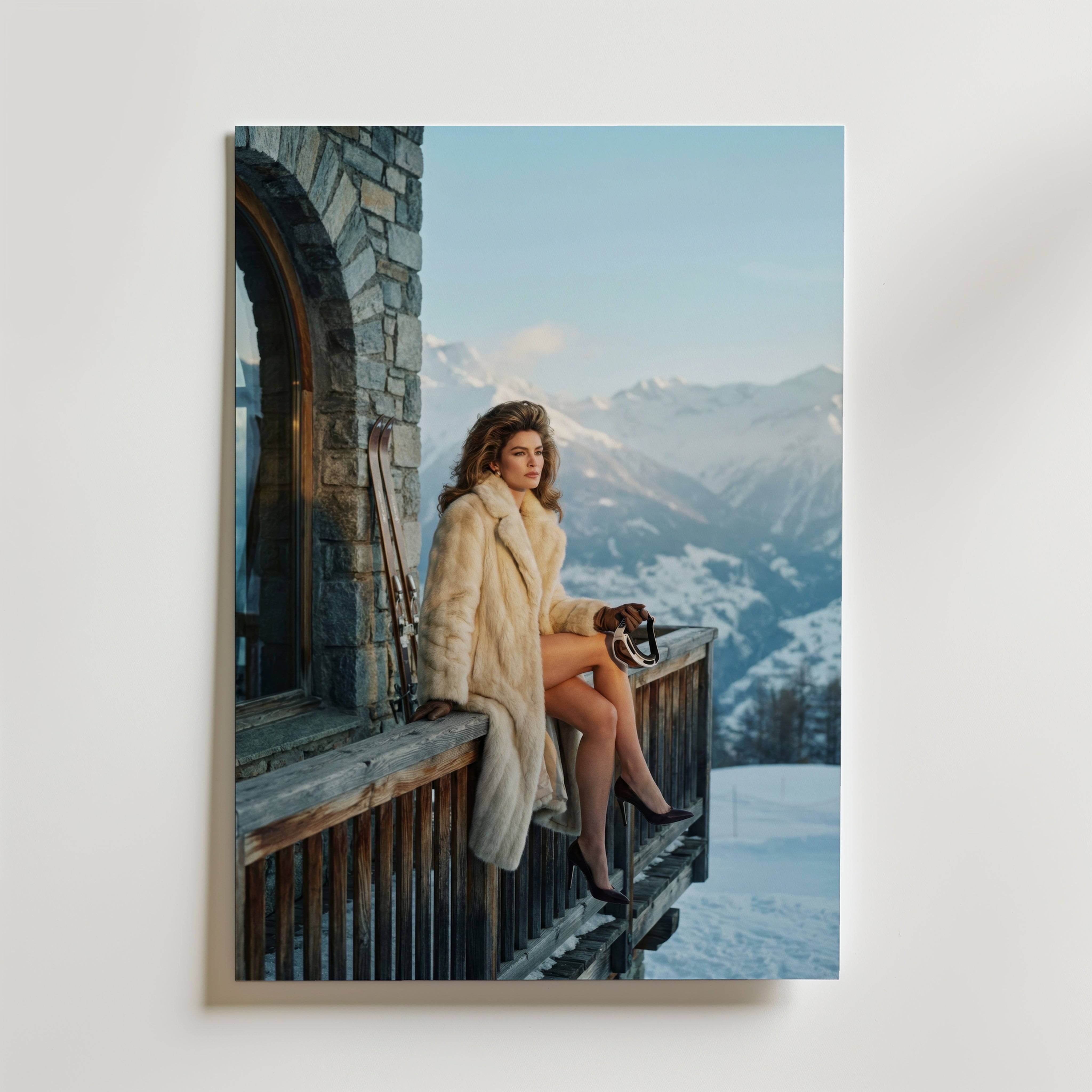 Alpine Couture Reverie Poster - Fine Art Poster 40x50 cm Utan passepartout