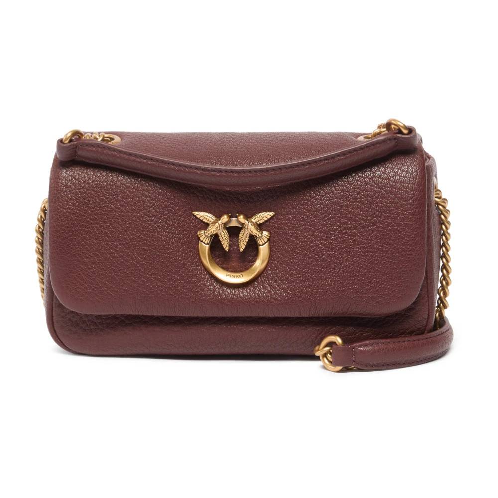 PINKO Mini skuldertaske - Tasker - Dame - Rød - ONE SIZE - Uld