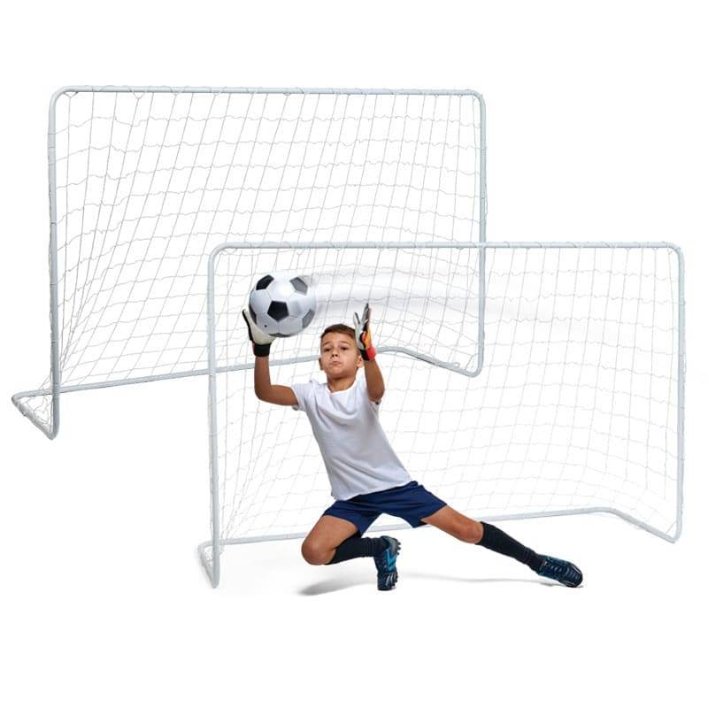 (DEMOVARE) (Pakke Med 2 Stk.) VINI Fodboldmål (183x122cm)(LÆS DEN KORTE PRODUKTBESKRIVELSE)