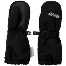Name It Vantar m. Ullfleece - NmnSnow10 - Svart - Name It - 6-12 mån - Vantar