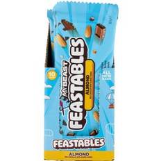 10 stk Mr. Beast Bar Almond Milk Chocolate with Almond Chunks 600 g (USA Import) - Hel Eske