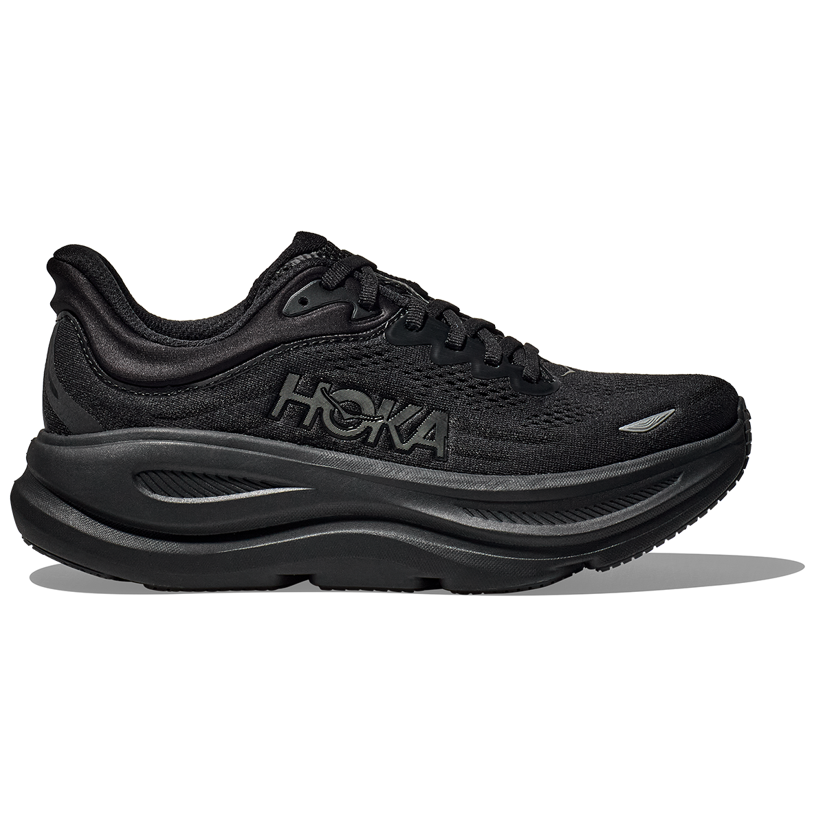Hoka Bondi 9 Wide Fit Running Shoes - Womens - Black - UK Size 8 | US 9.5 | EU 42