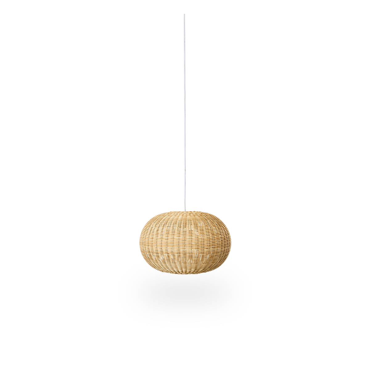 Tangelo Exterior Lampeskærm Ø37 cm | Lille - Natural core weave | ArtFibre & Aluminium