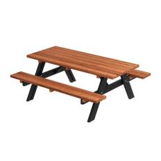 Bord bænkesæt Thermowood 177 cm, brun