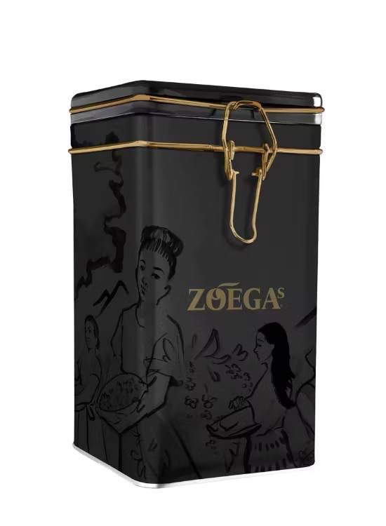 Zoégas kaffedåse i metal