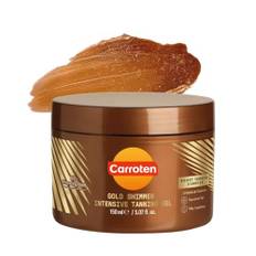 Carroten Gold Tanning Gel 150 ml - Bräunungsbeschleuniger mit schimmernden Perlen - Carotten Bräunungsgel für maximal schnelle Bräunung