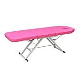 Frederimo massagestav Mobile, hopfällbar höjd justerbar massagebord massagebänk 3 zoner kosmetisk stol aluminiumfötter med en bärväska