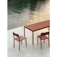 HAY Balcony Table L: 144 cm + 4 Balcony Chairs - Anthracite