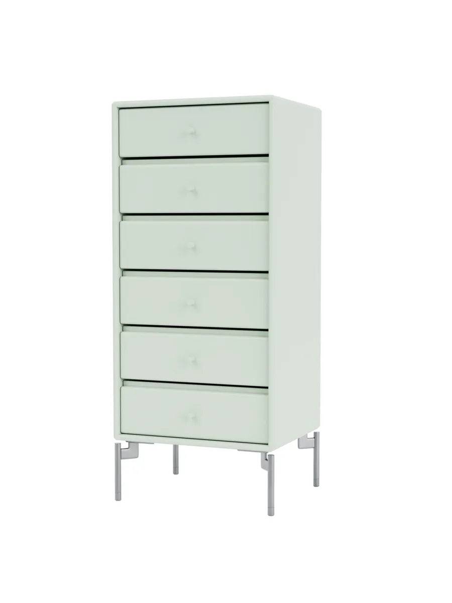 1362 Skuffemodul inkl. ben fra Montana Mist / Krom - Jacobsen Plus