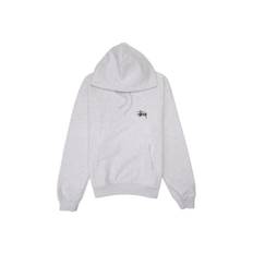 Stussy Basic Hoodie Ash Heather