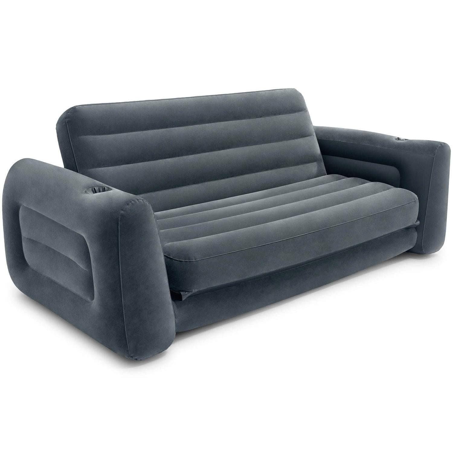 Uppblåsbar soffa 2-i-1 utfällbar fåtölj Intex 66552