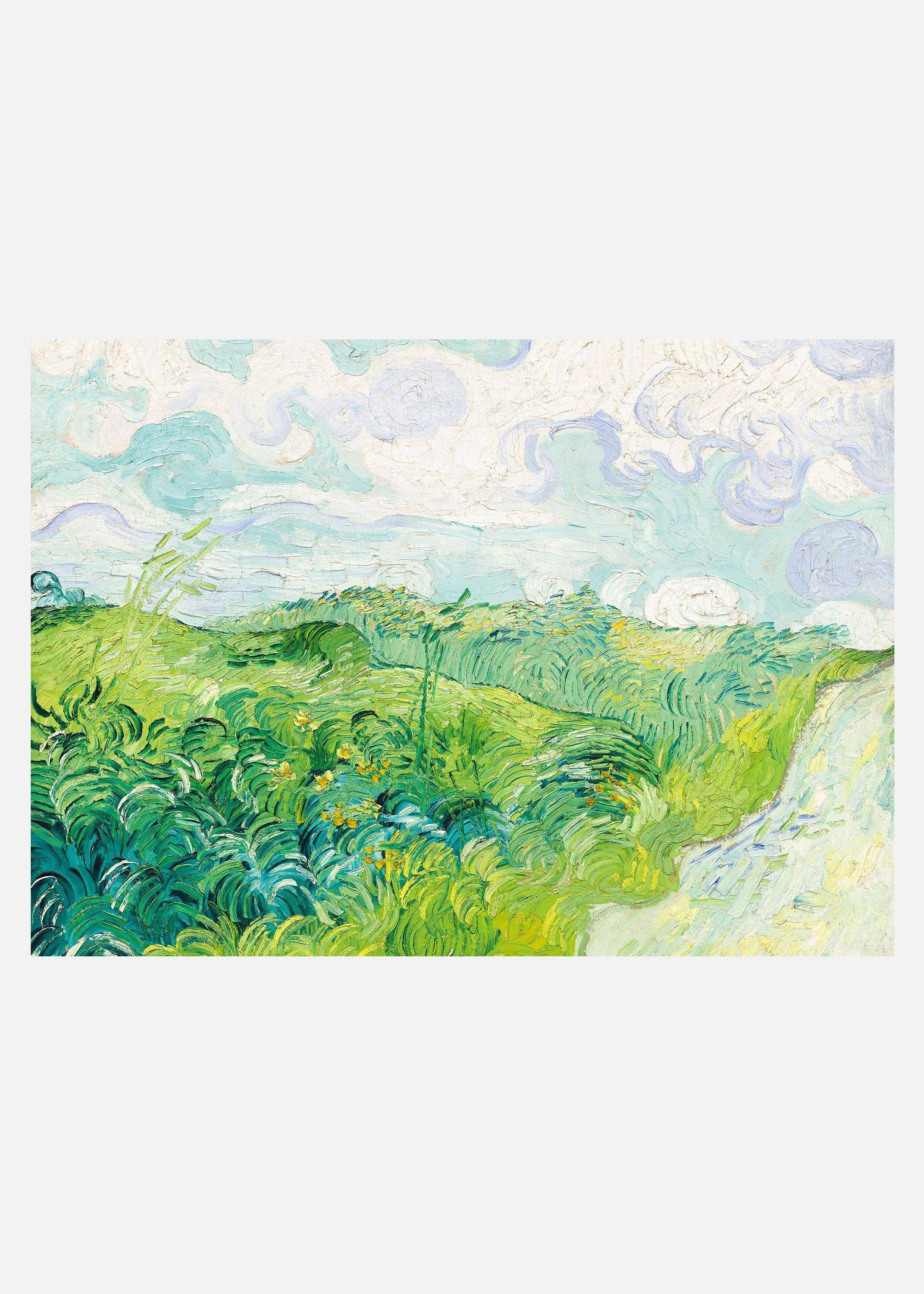 Green Wheat Fields Canvastavla (50x70 cm)
