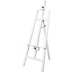 Artist Easel Stand,Tripod Display Easel,ing Stand Easel ing Easel Height Adjustable Stand Portable Poster Canvas Display Stand Studio Shelf for Kids Easels Tabletop Display (White)