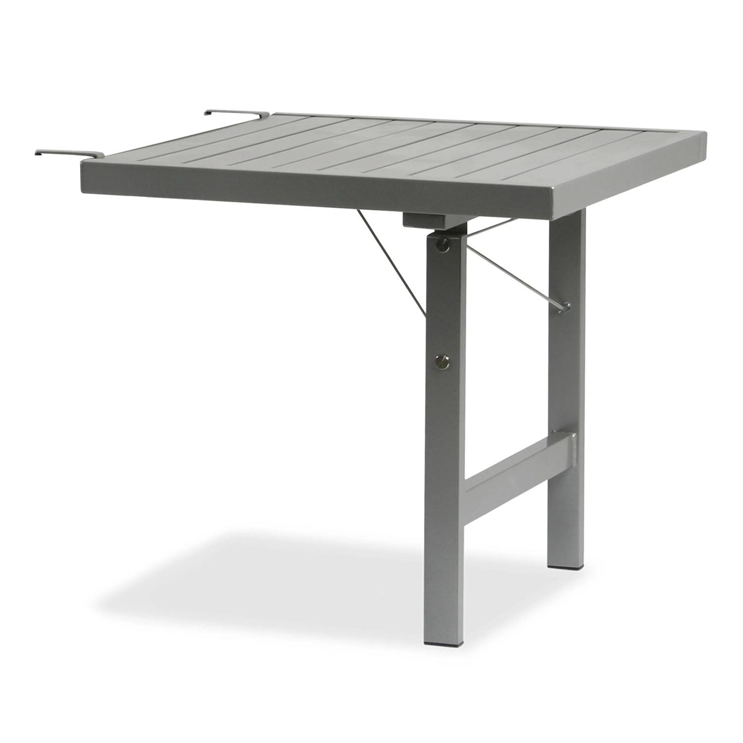 Tillsatsskiva 68 grå aluminium – 122×68 cm - Grå