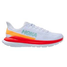 Hoka One One, Sport, Dame, Rød, 38 EU, Mach 4 Løbesko Hvid Rød