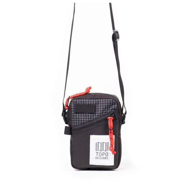 Topo Designs Mini Shoulder Bag Axelväska Storlek 1 l Färg grå/vit