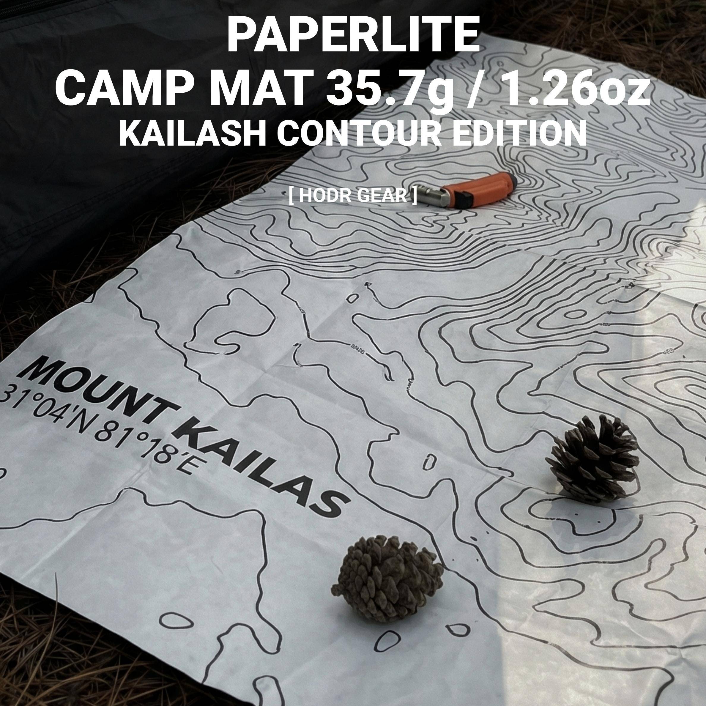 HODRGEAR PaperLite Tyvek Tält Absidmatta 35g Ultralätt Markduk Tältgolv Vattentät Tältgolv Camping Vandring white