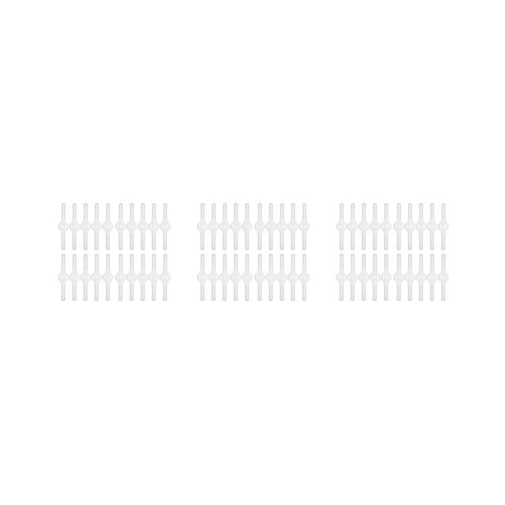 60Pcs Plastic Grass Trimmer Blades Lawn Mower Trimmer Accessories Lawn Mower Blade Cordless Trimmer Garden Tool